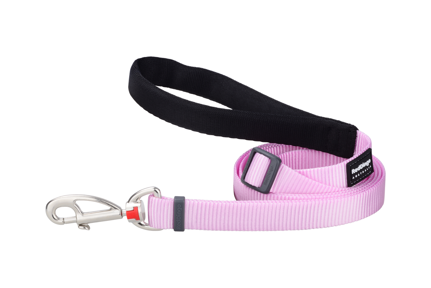 Red Dingo suņu pavada ar polsterētu rokturi pasteļrozā