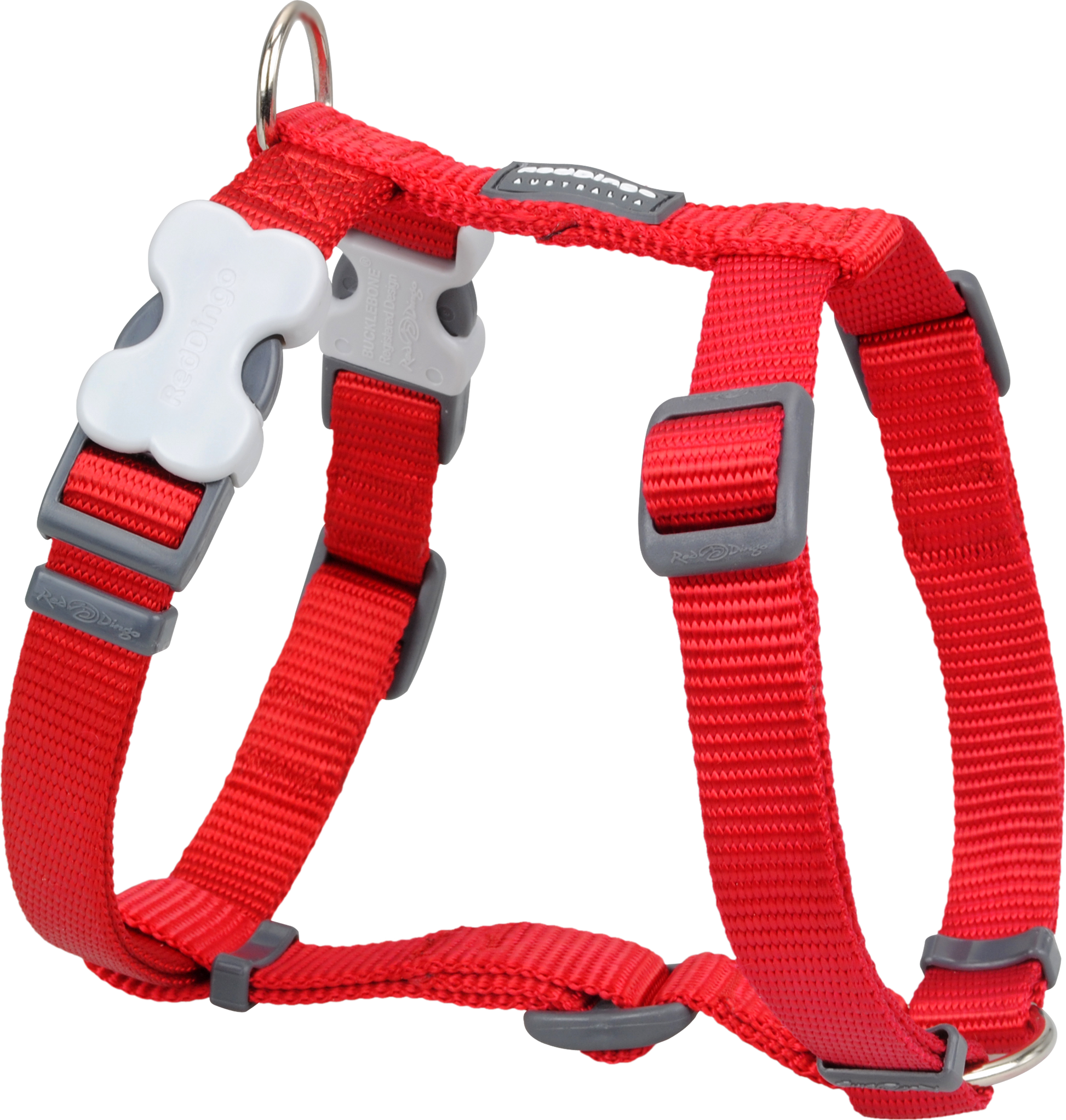 Red Dingo suņu krūšu siksna sarkana