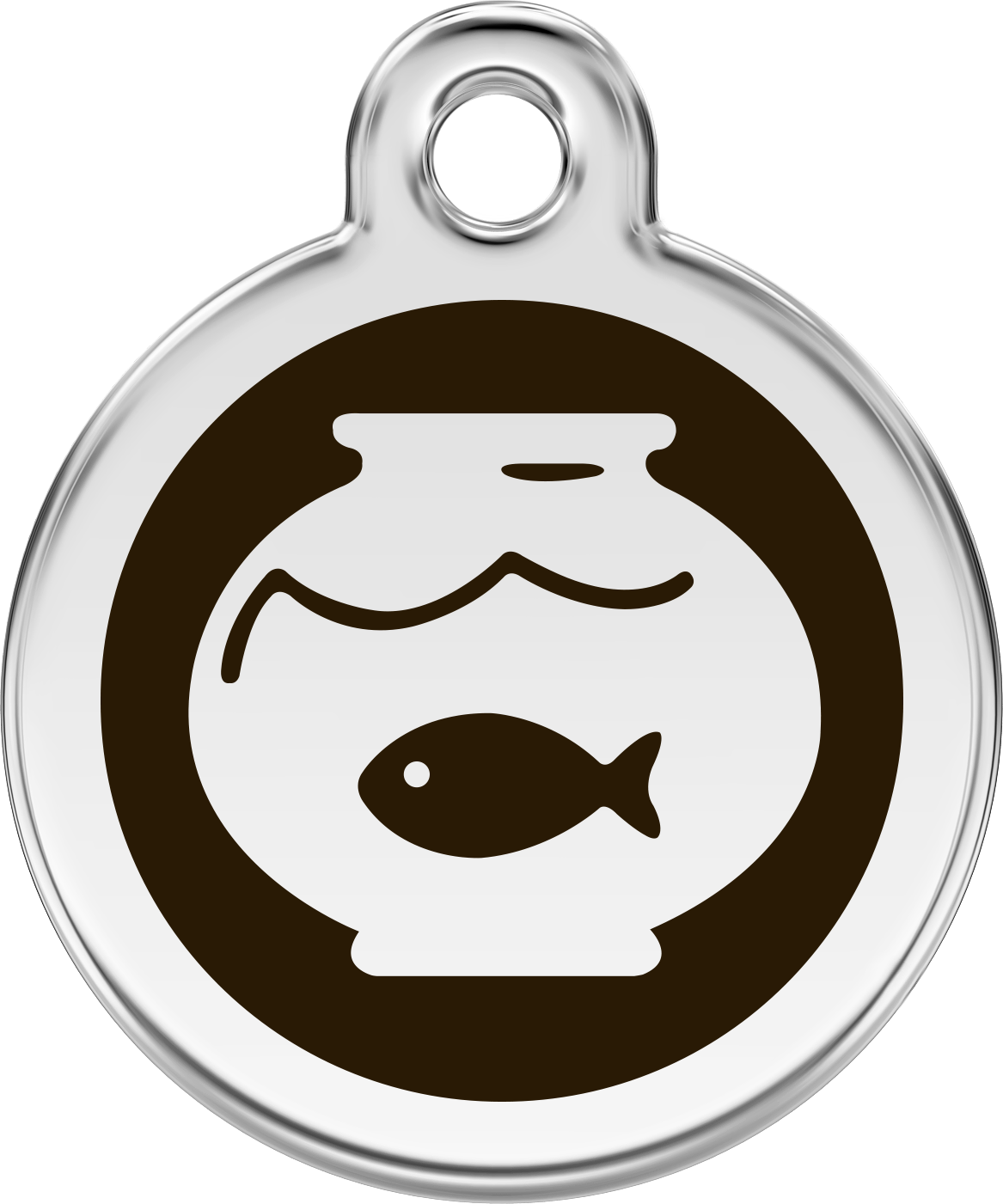 ID tag for cats ''Fish in the aquarium''