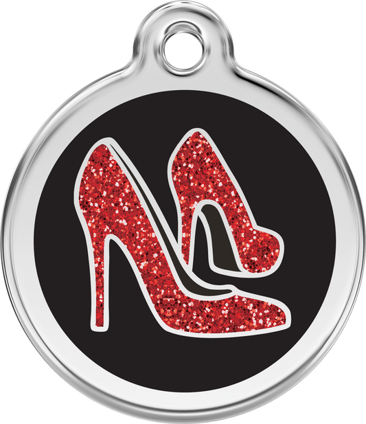 ID charm ''Red shoes with glitter''