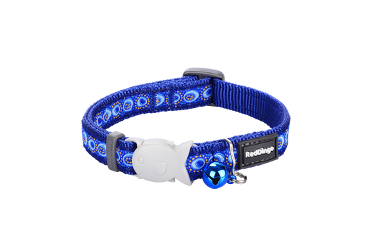 Cat collar ''Space'' dark blue