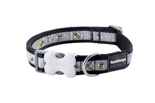 Dog collar ''Bumblebee'' black