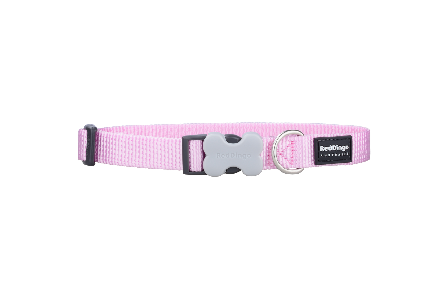 Dog collar in pastel pink