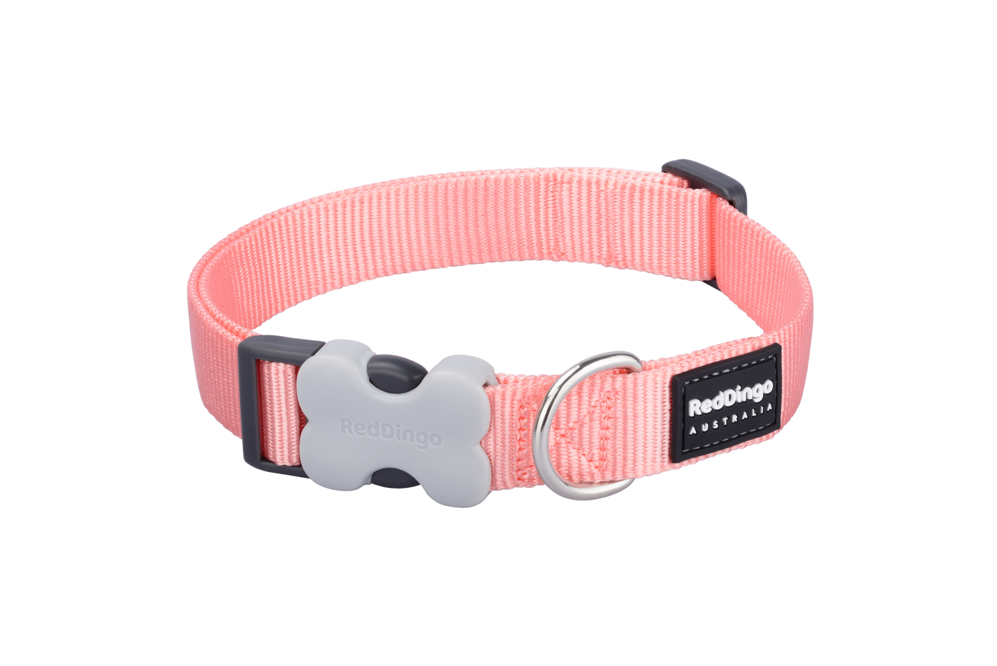 Dog collar pastel orange