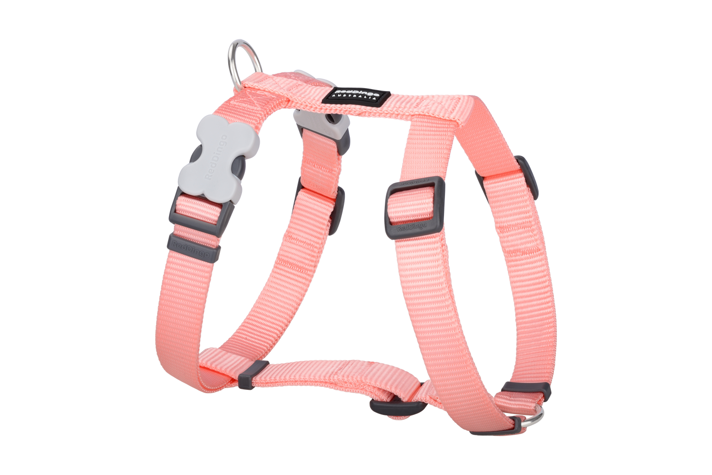 Dog chest strap pastel orange