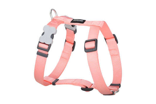 Dog chest strap pastel orange