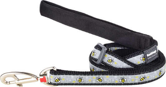 Adjustable leash ''Bumblebee'' black