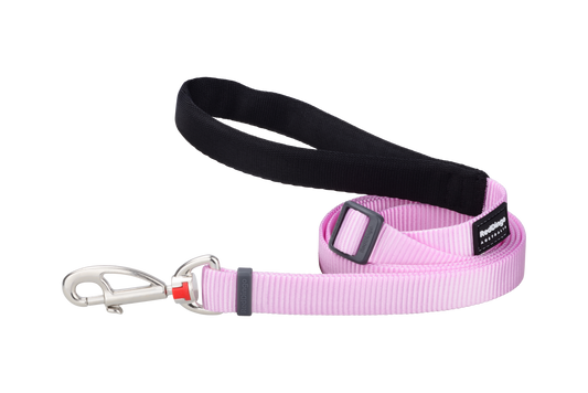 Adjustable leash in pastel pink