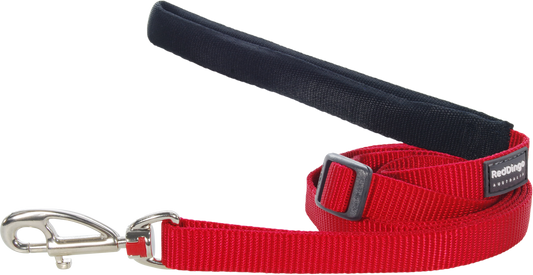 Adjustable leash red